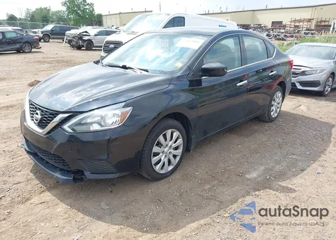 2016 Nissan Sentra S z USA, uszkodzony, nr VIN 3N1AB7AP8GY288985